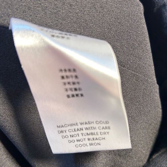 GENTLE HERD LADIES BLACK PANTS small linen capsule minimalism career straight - Picture 4 of 12